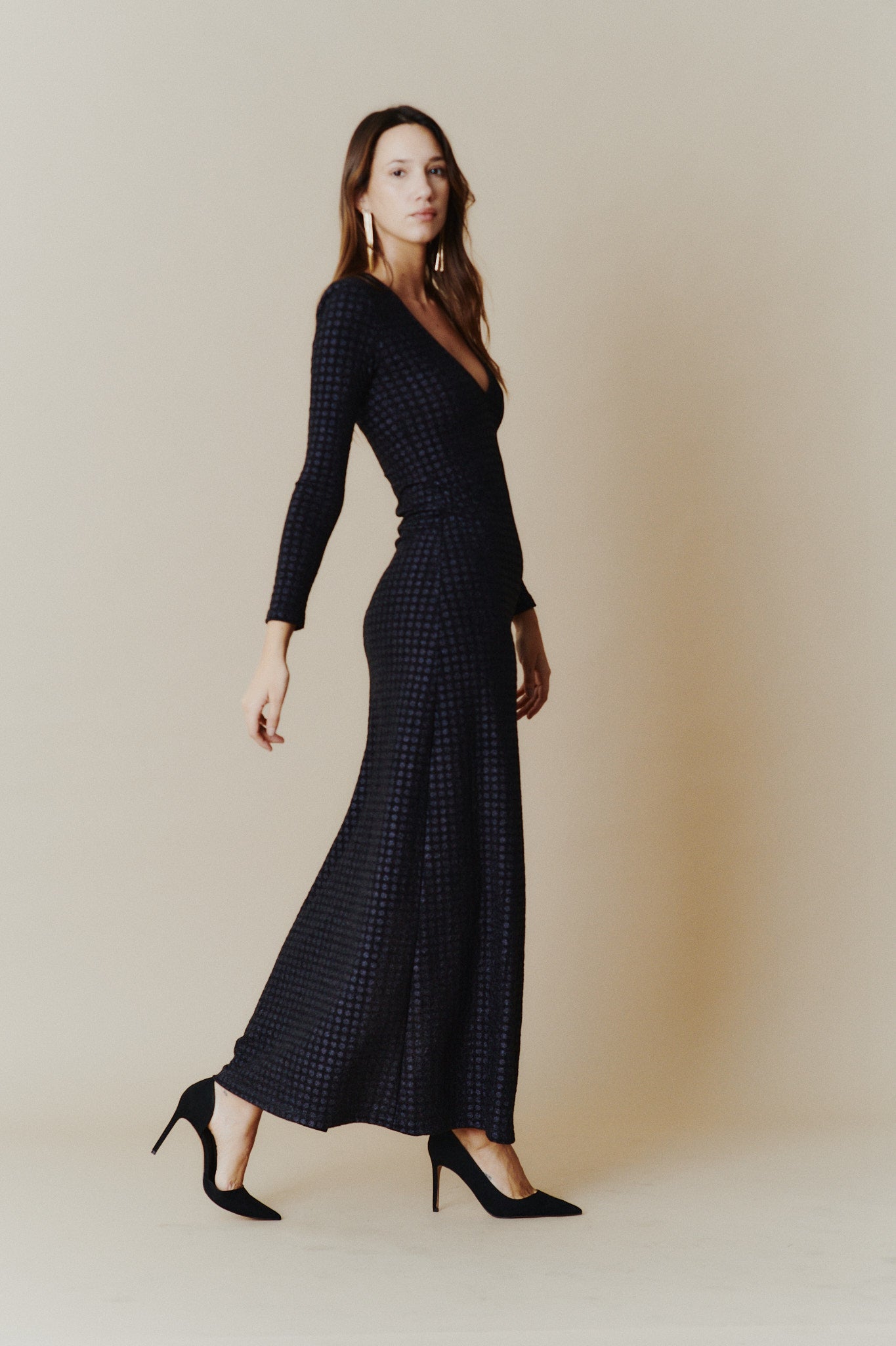 Vestido Nix Shine black winter