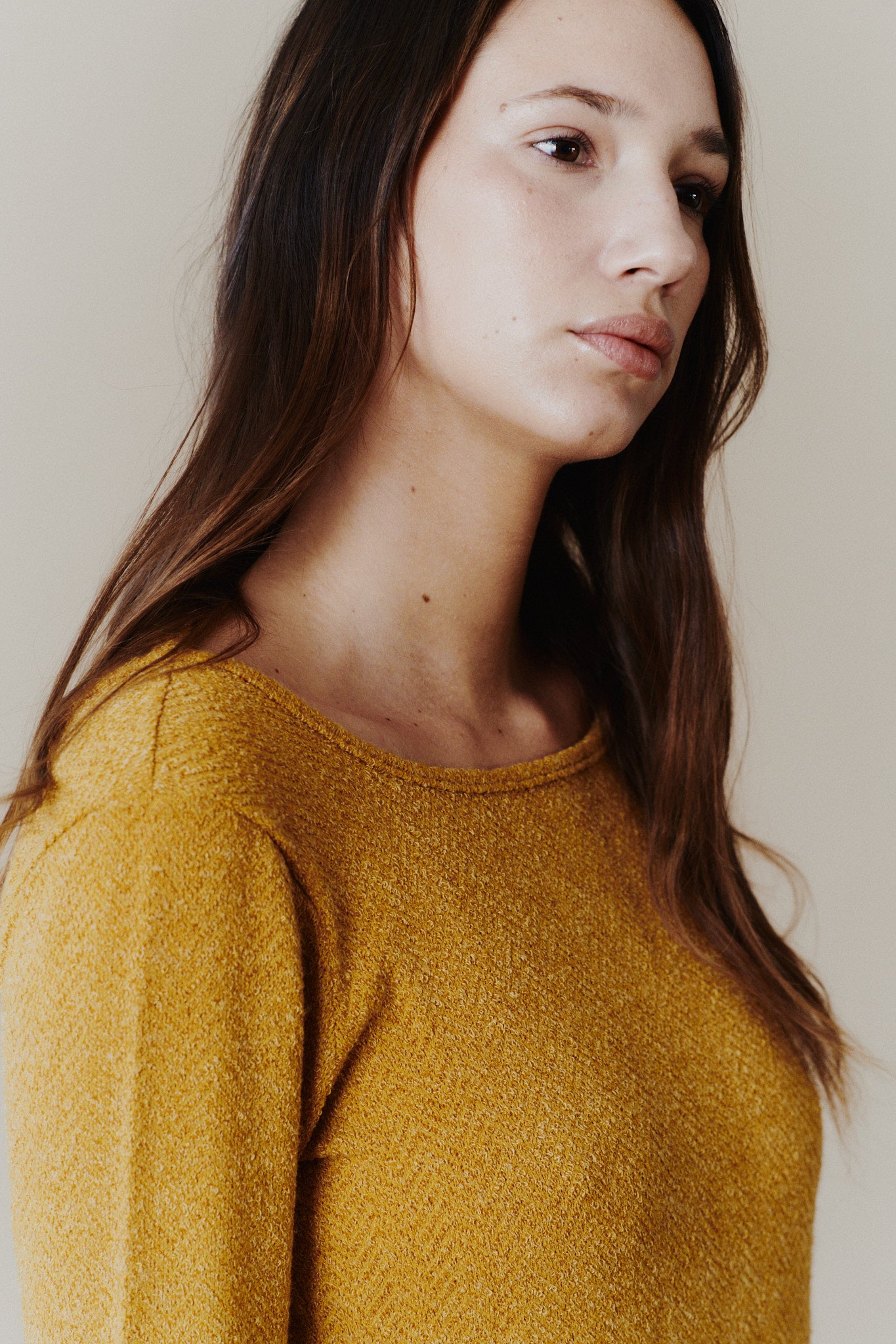 Vestido Afrodita Mustard winter