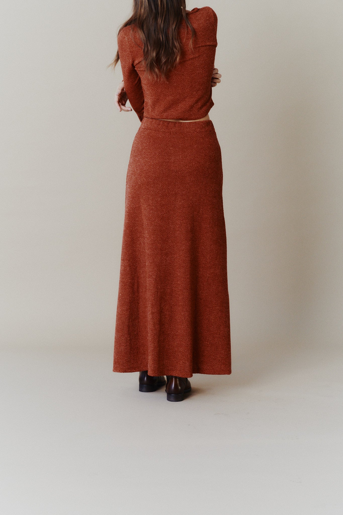 Malala black winter skirt