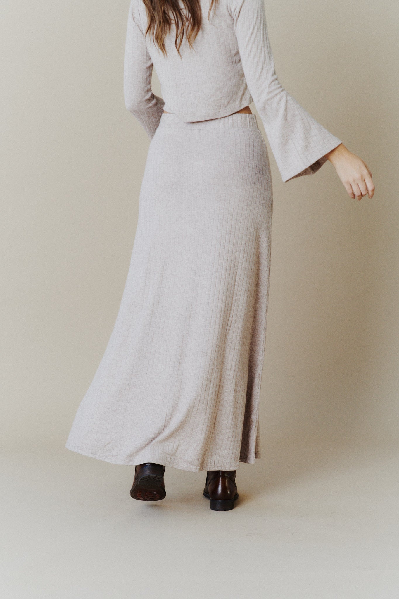 Malala black winter skirt