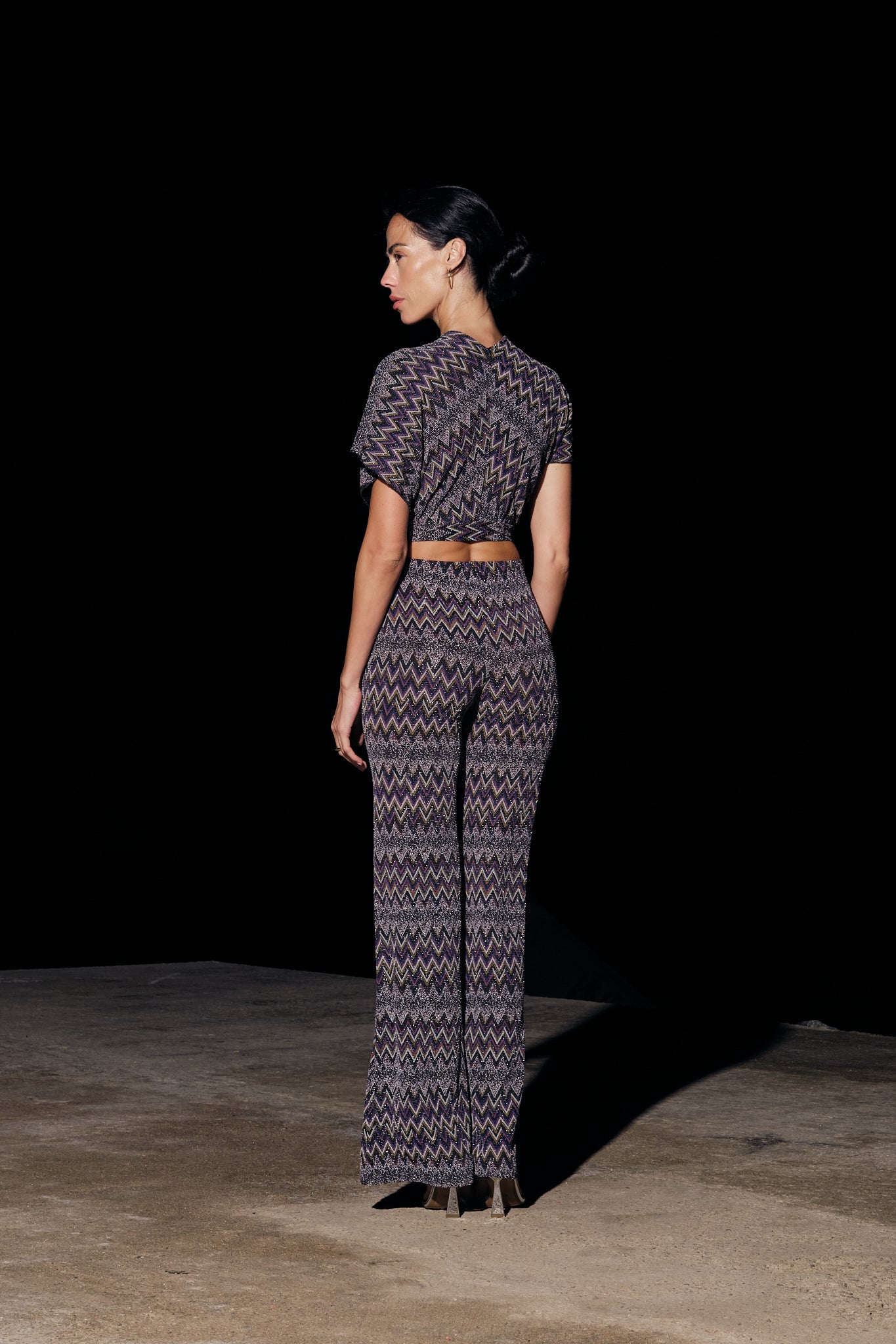 Haut lumineux Aura Zigzag