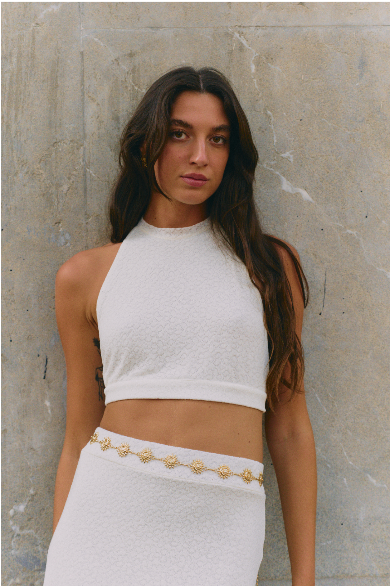 Falda Malala White