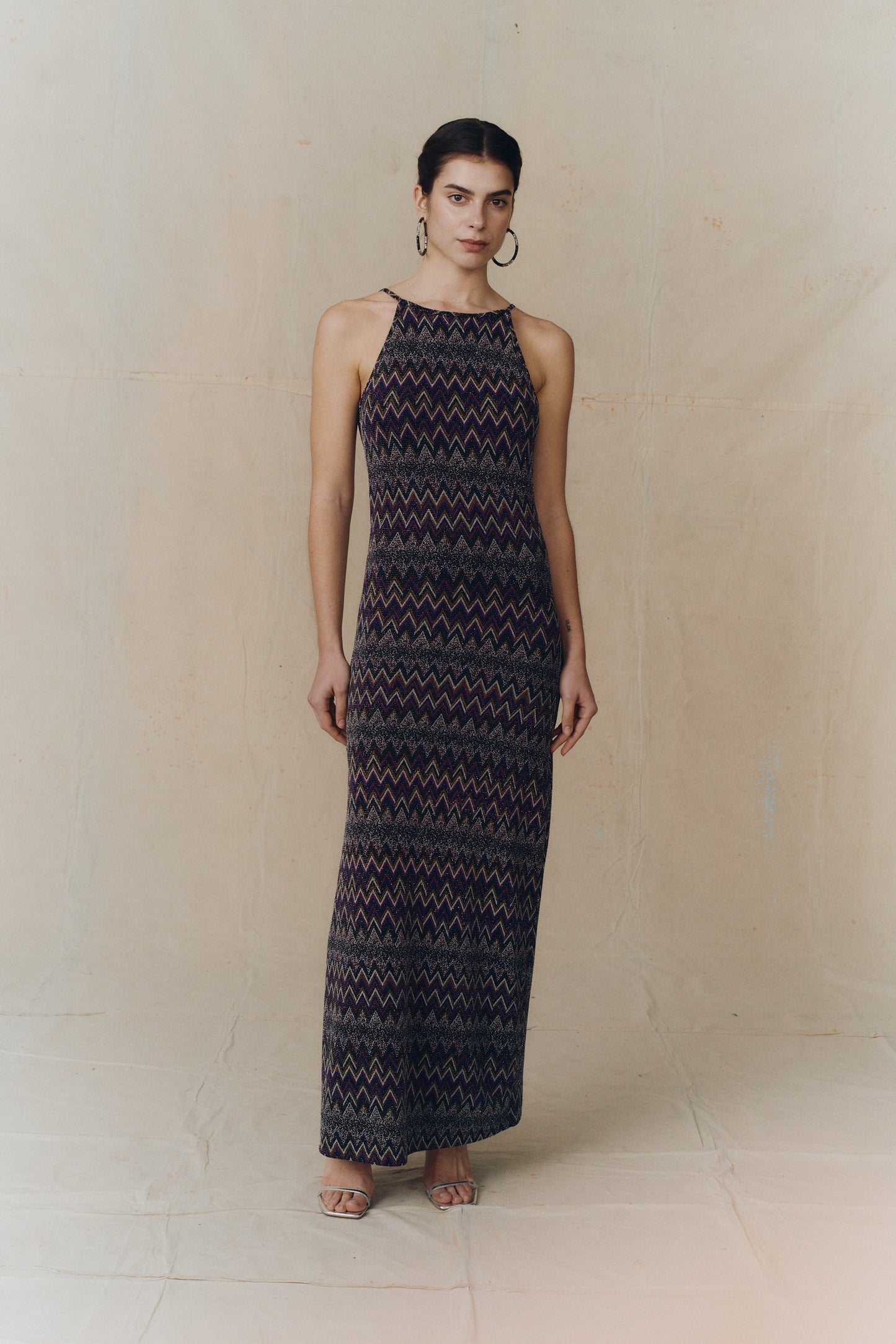 Vestido Afrodita Zigzag Glow