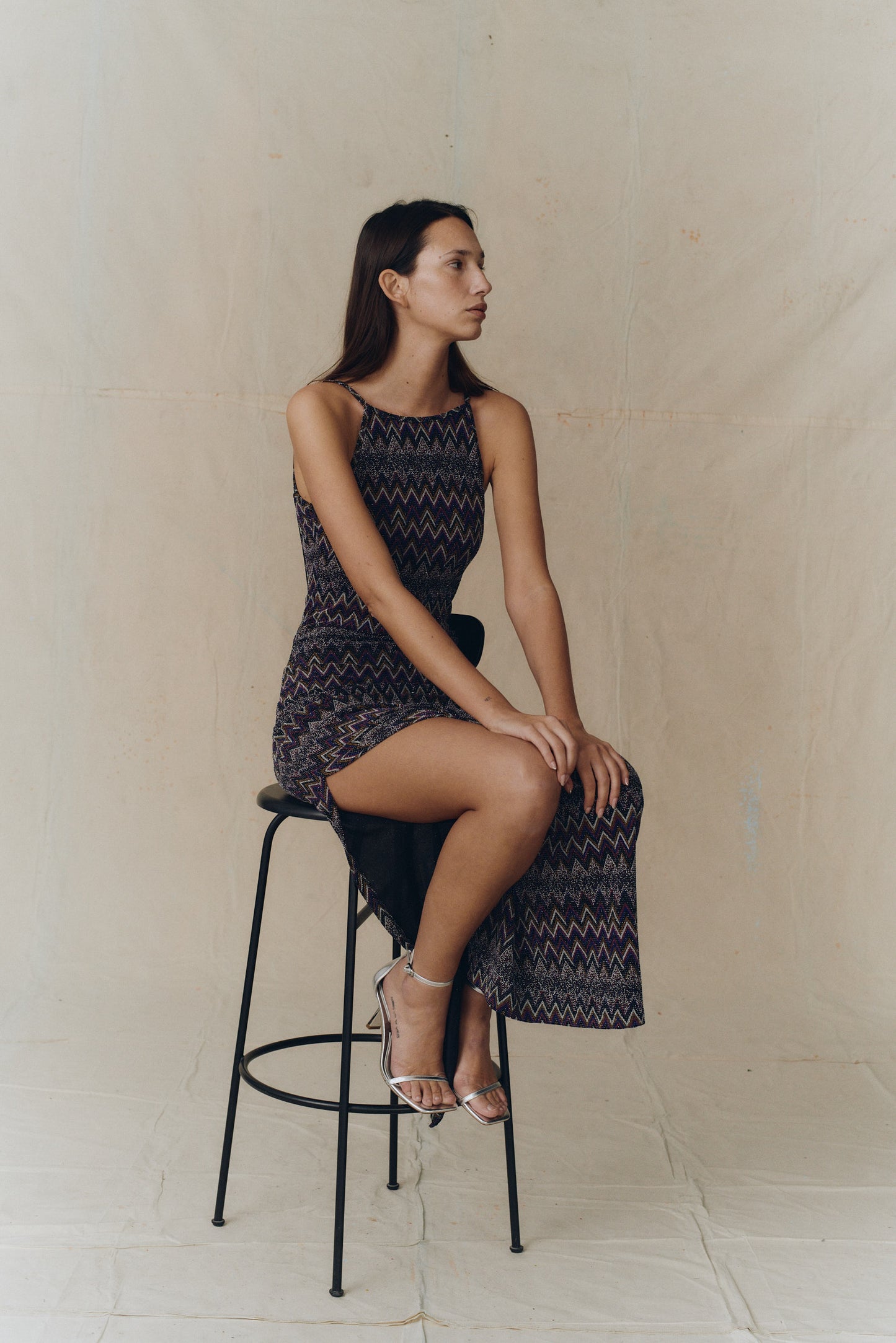 Robe phosphorescente Aphrodite Zigzag