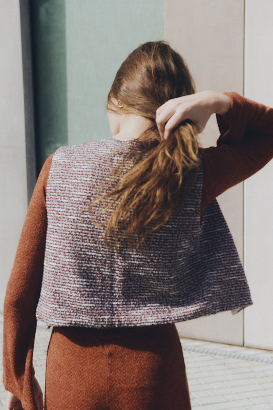 Chaleco Iris Tweed