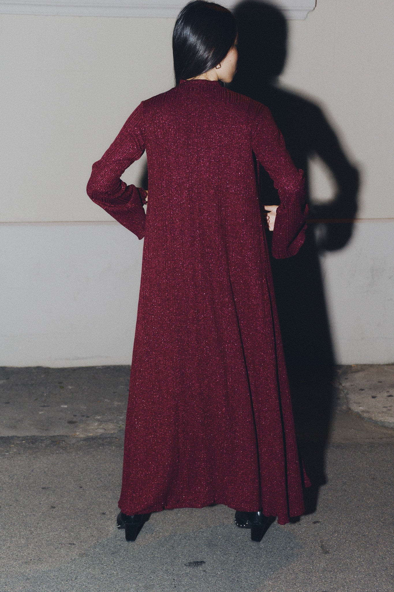 Cárdigan Betsi Aubergine