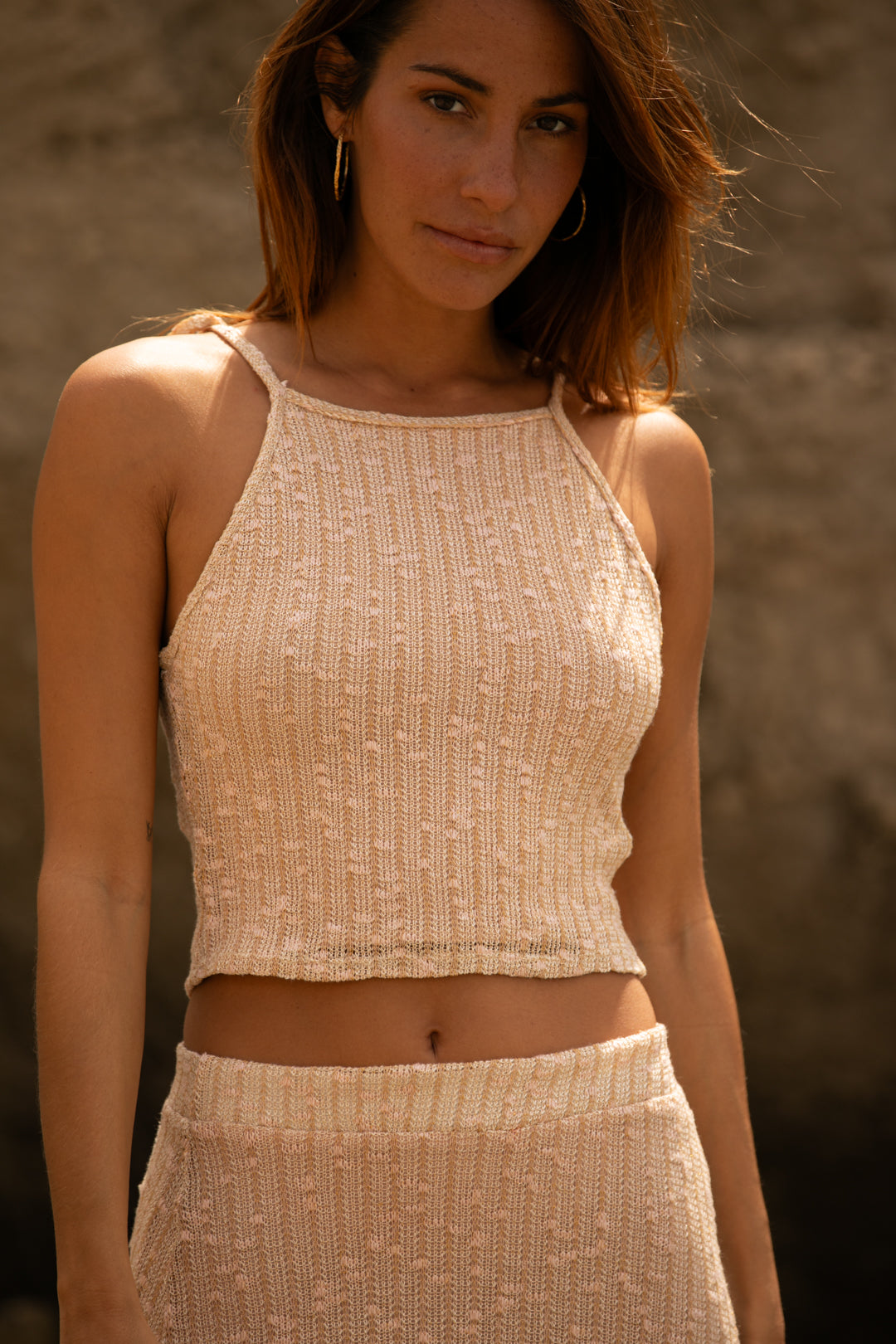 Top Afrodita Lace beige