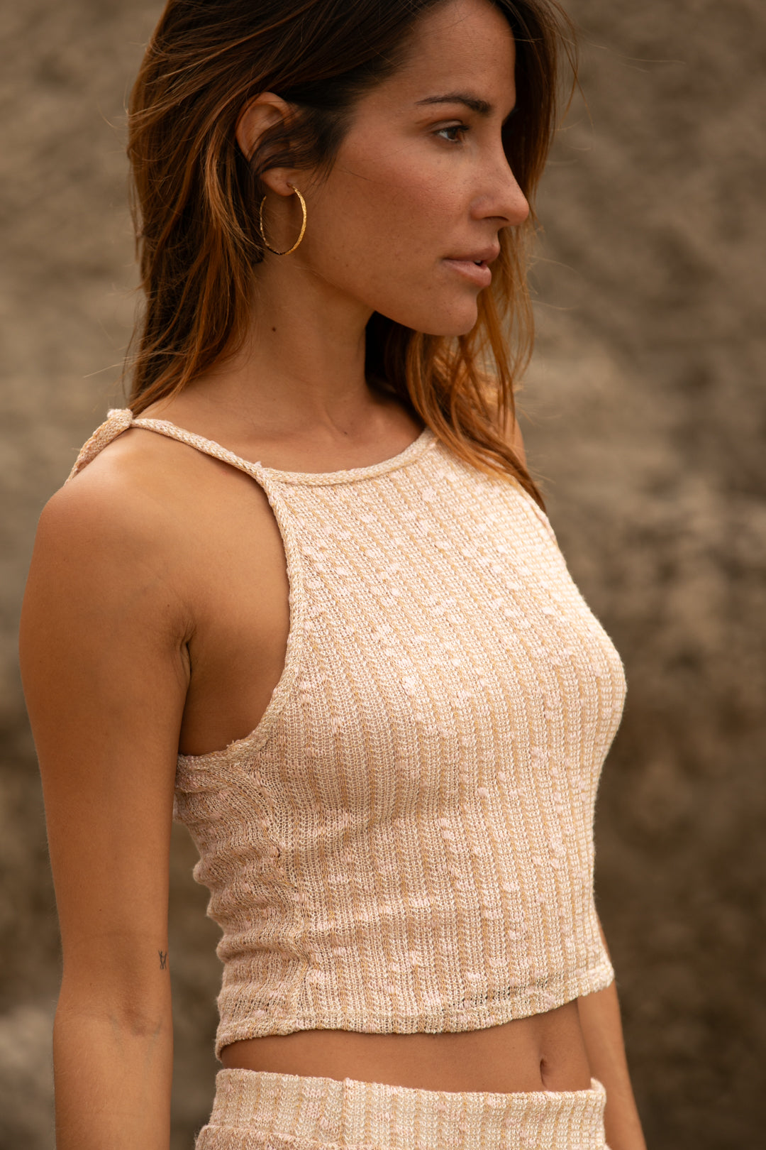 Top Afrodita Lace beige