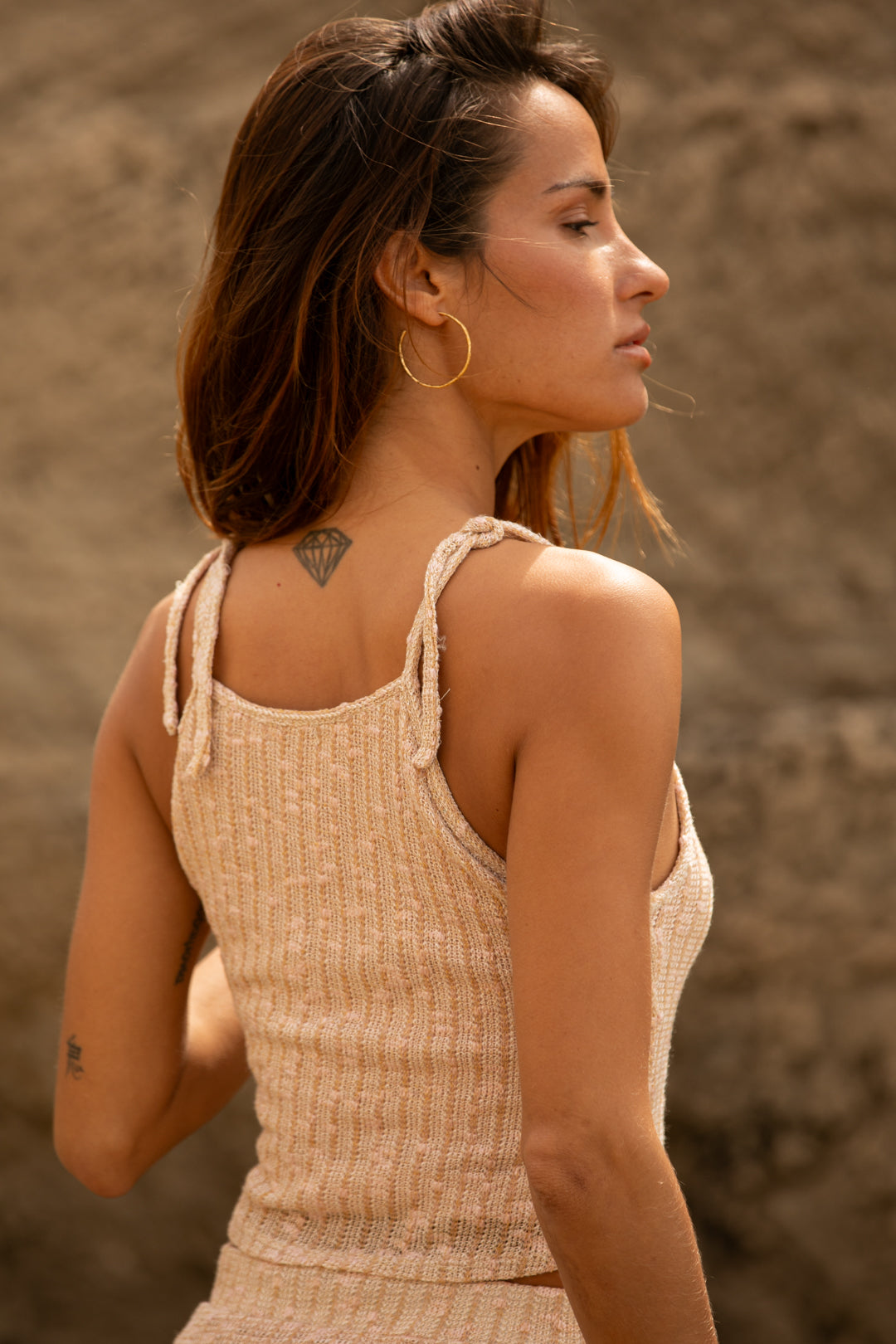 Top Afrodita Lace beige