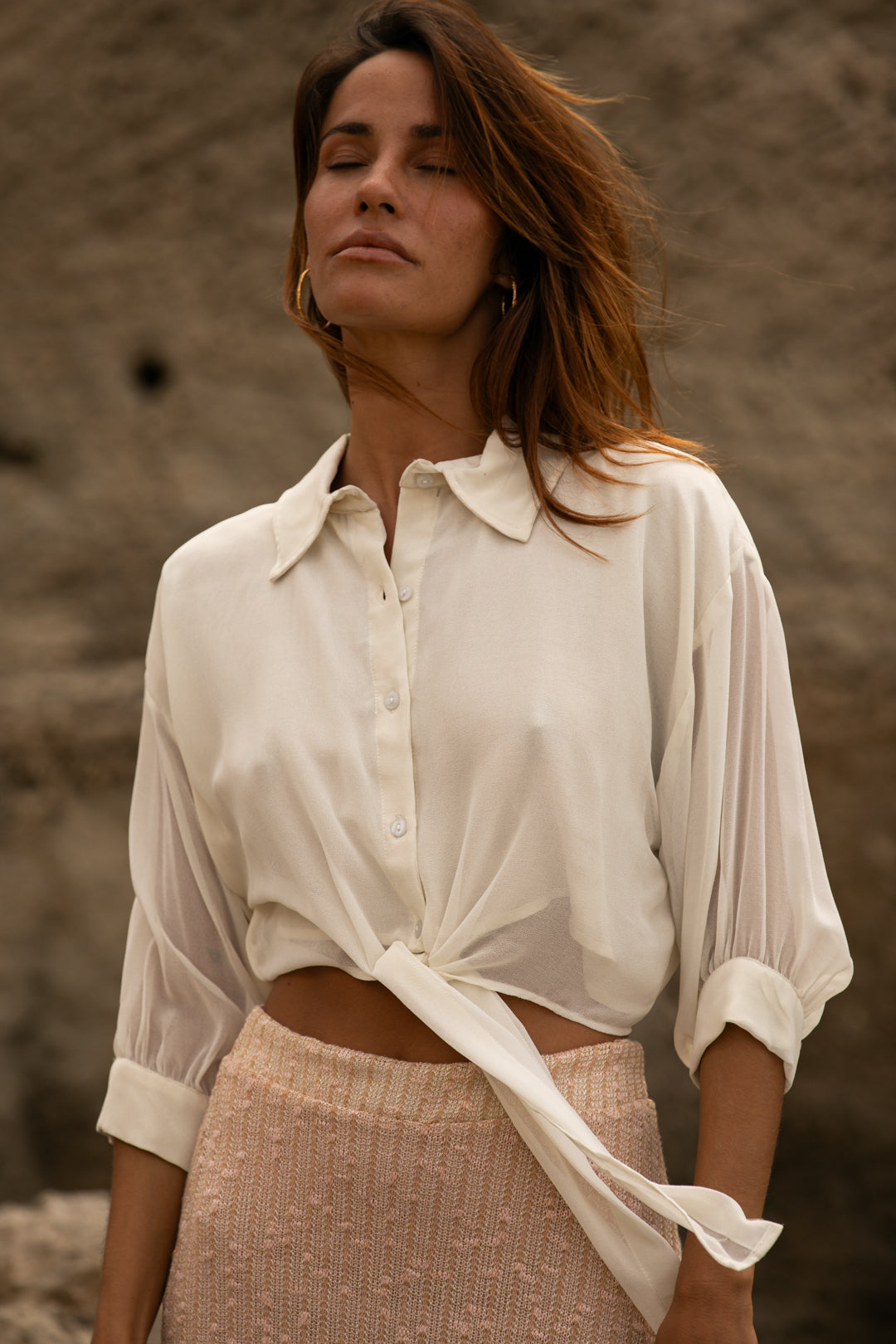 Camisa Elpis crudo
