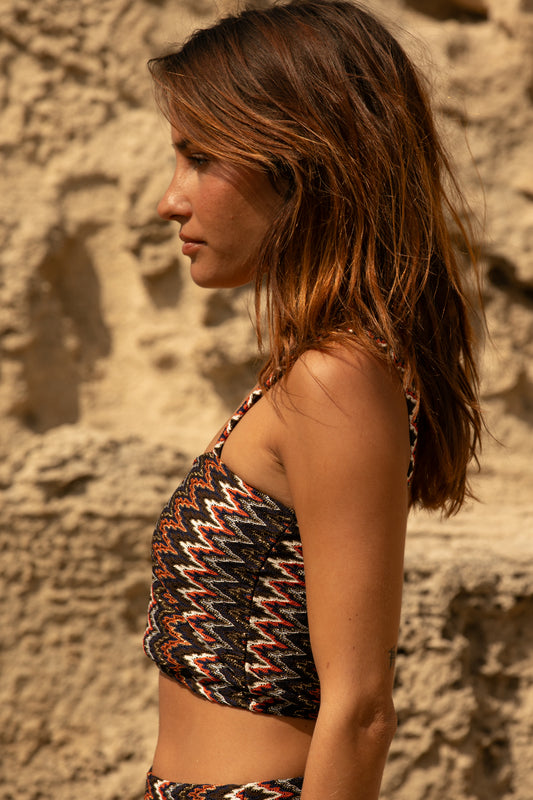 Top Aine Morocco black