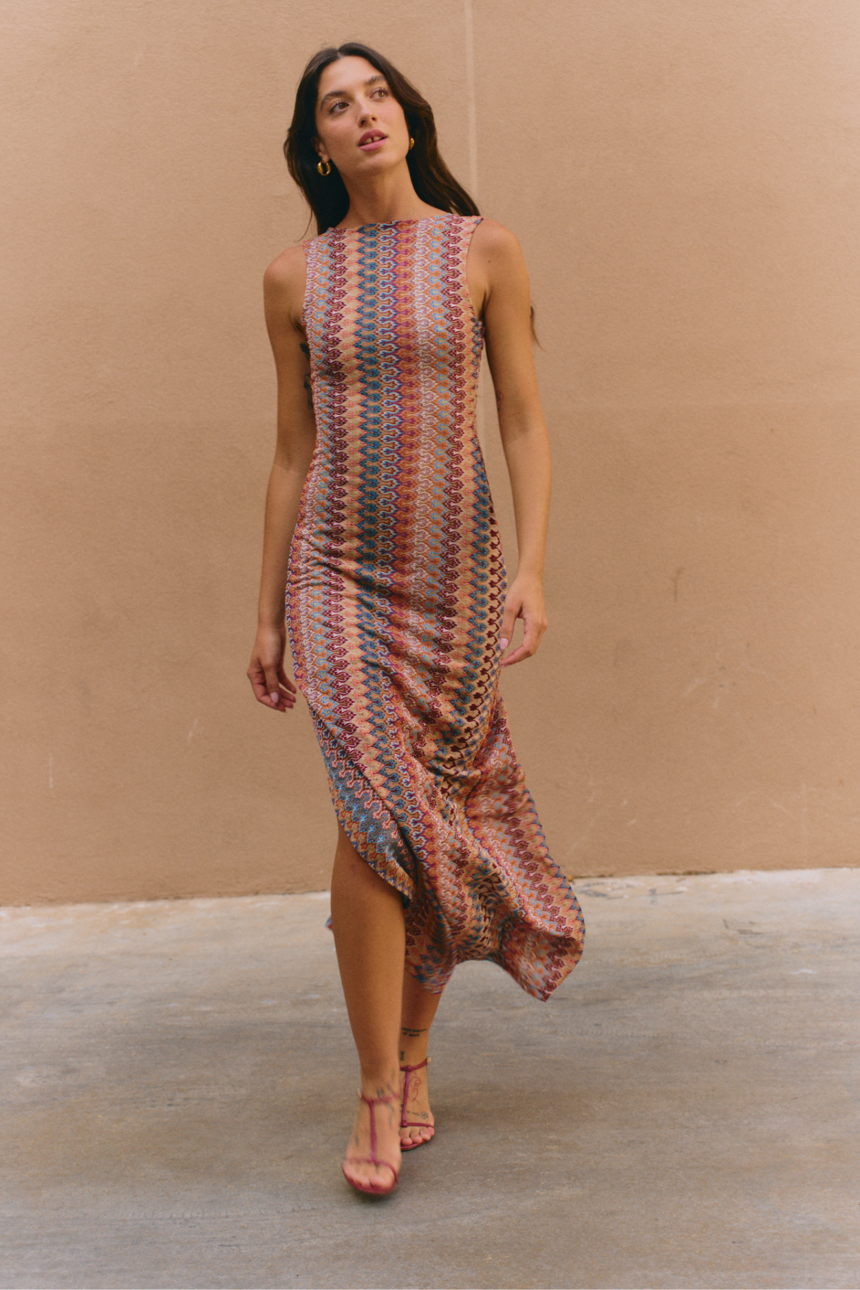 Vestido Venus Morocco red