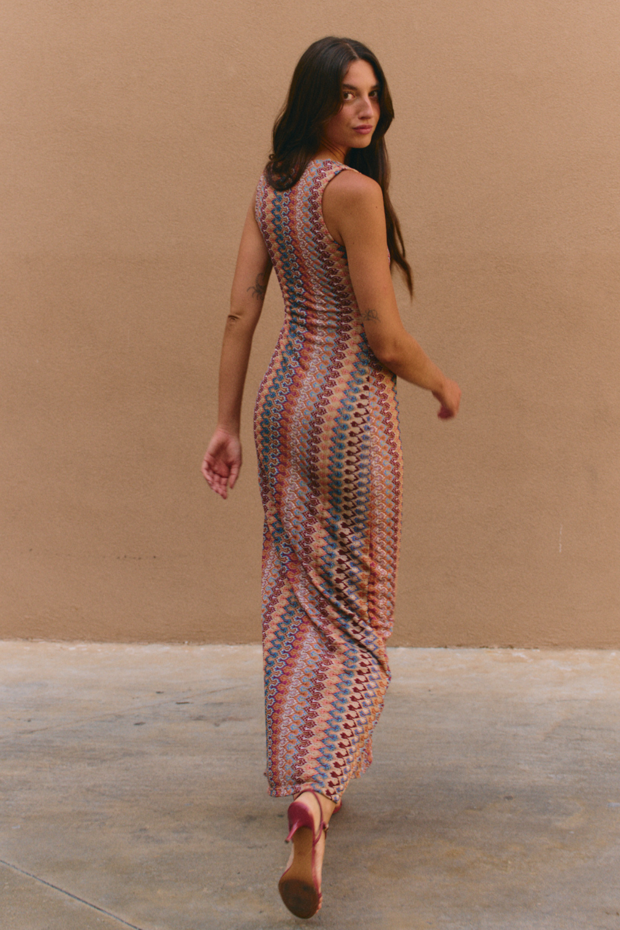 Vestido Venus Morocco red