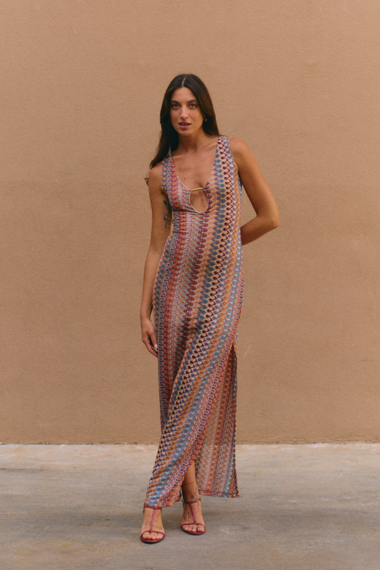 Vestido Venus Morocco red