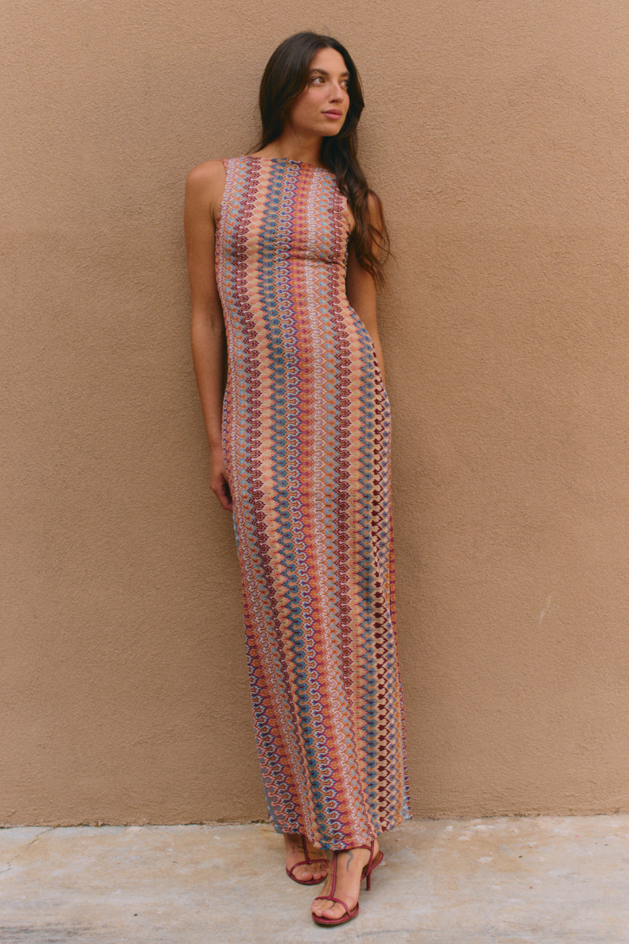 Vestido Venus Morocco red