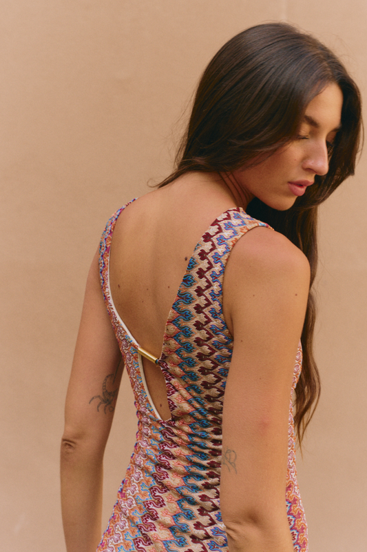 Vestido Venus Morocco red