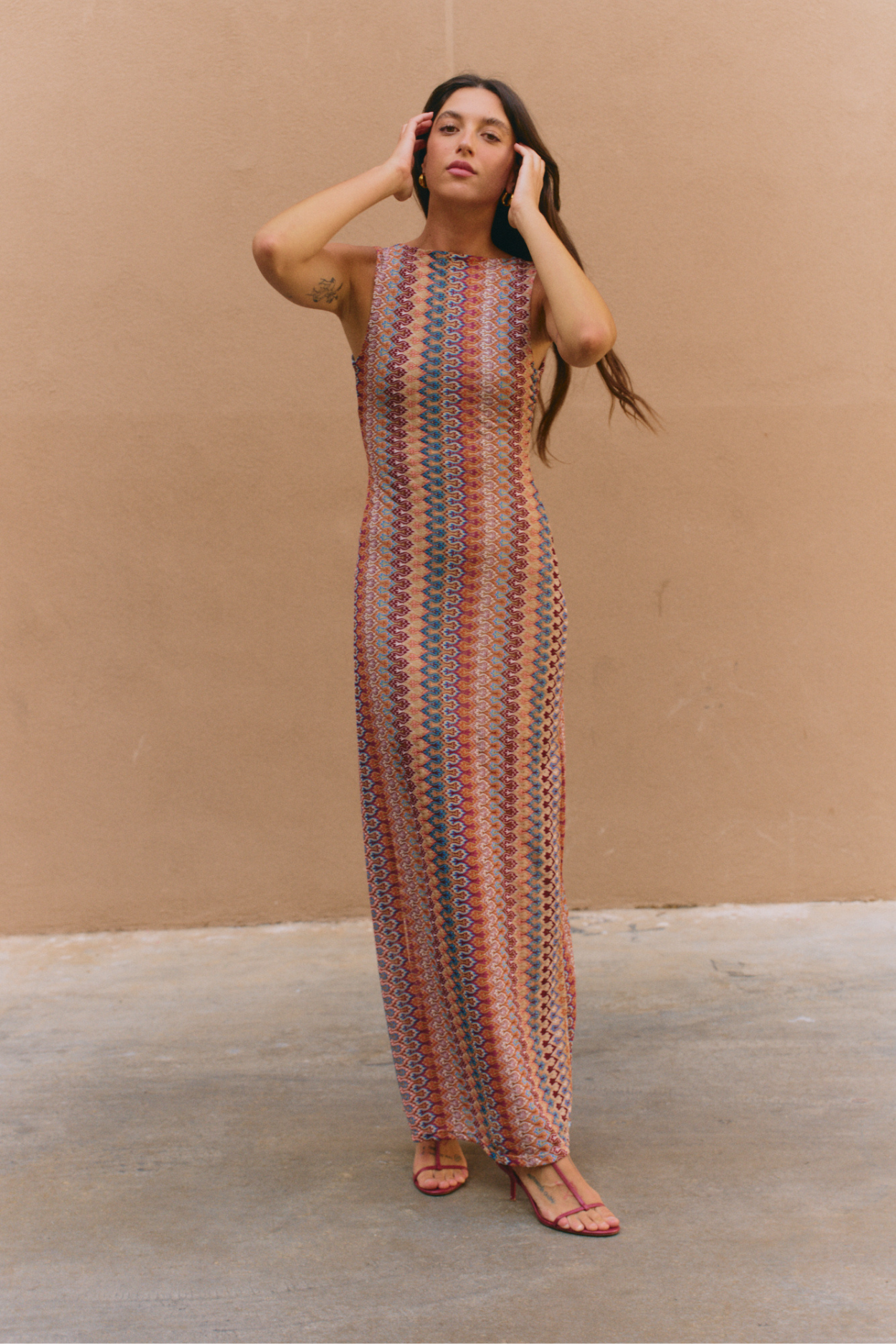 Vestido Venus Morocco red