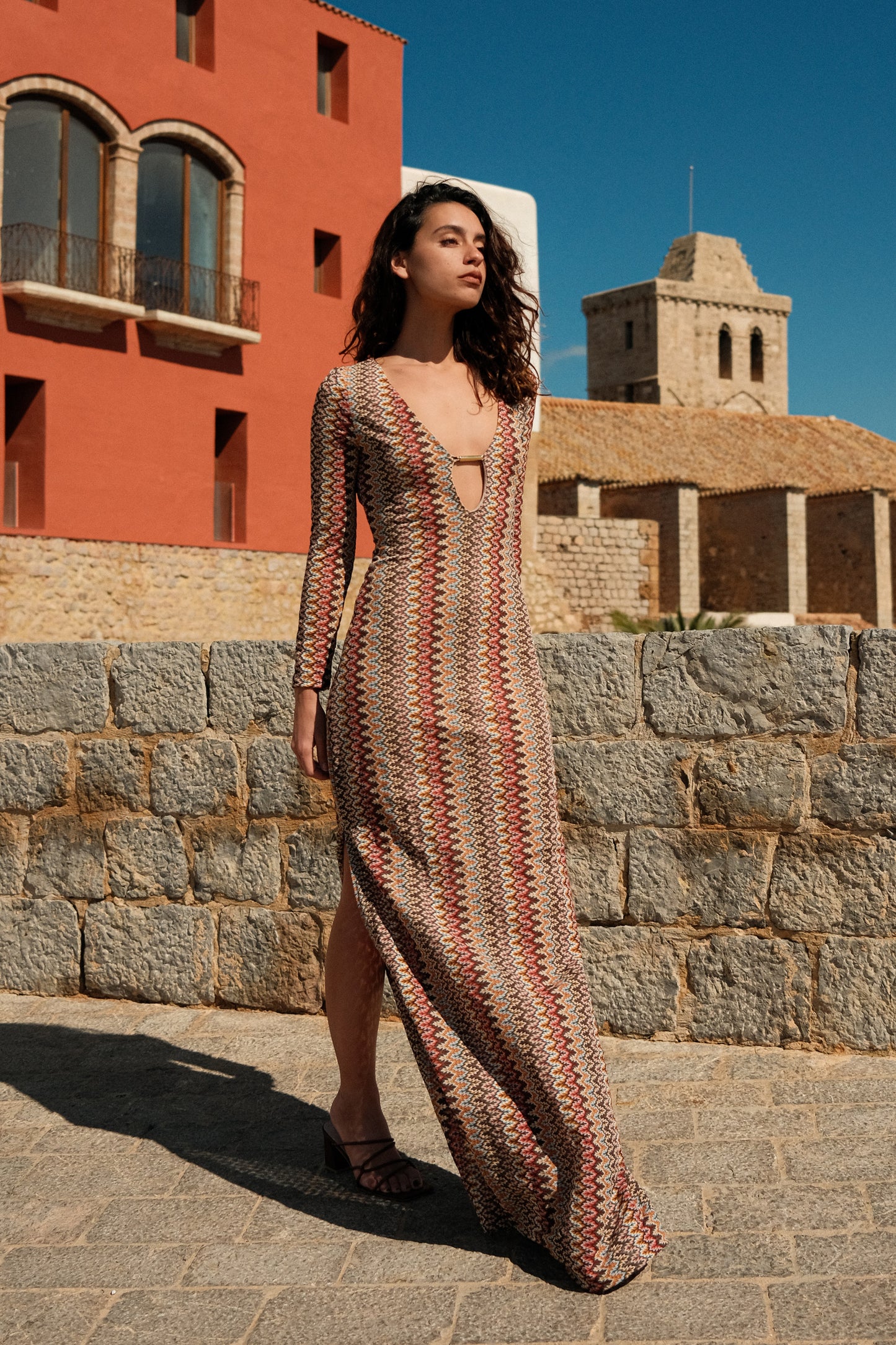 Vestido Venus Wild manga larga