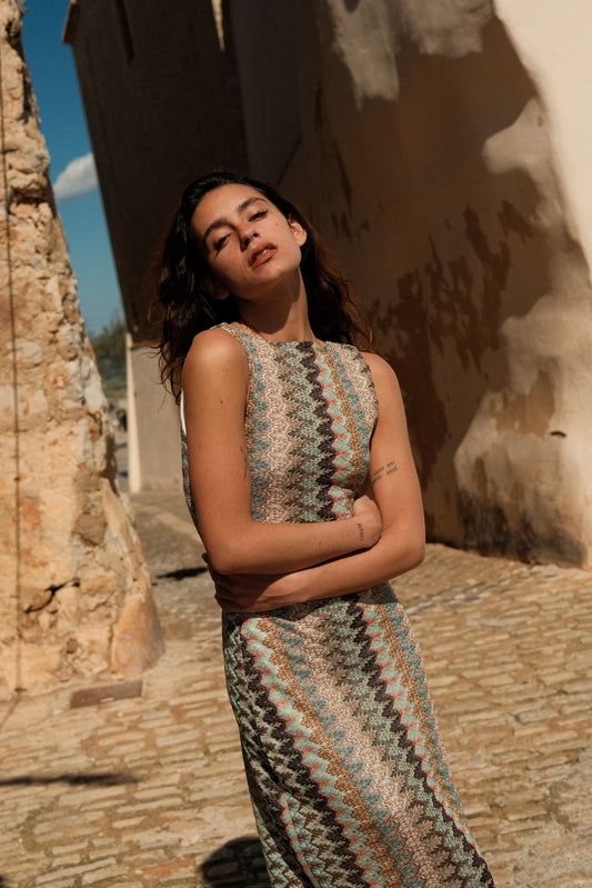 Vestido Venus Morocco turquoise