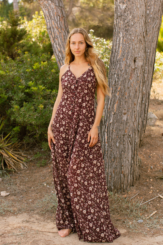 Vestido Kathryn flowers