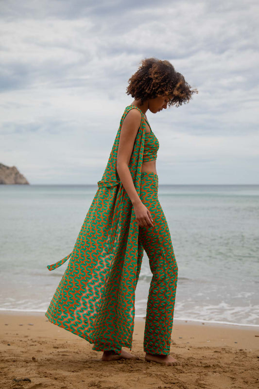 Chaleco Artemisa Green Waves