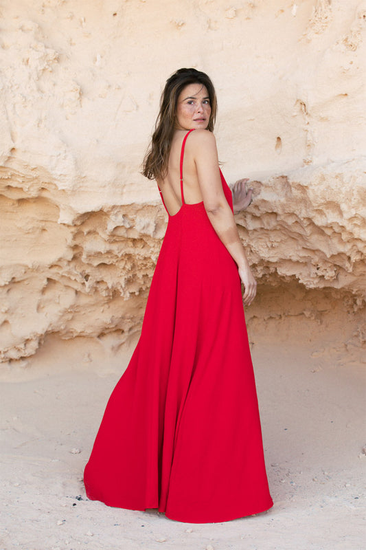Vestido Kathryn red