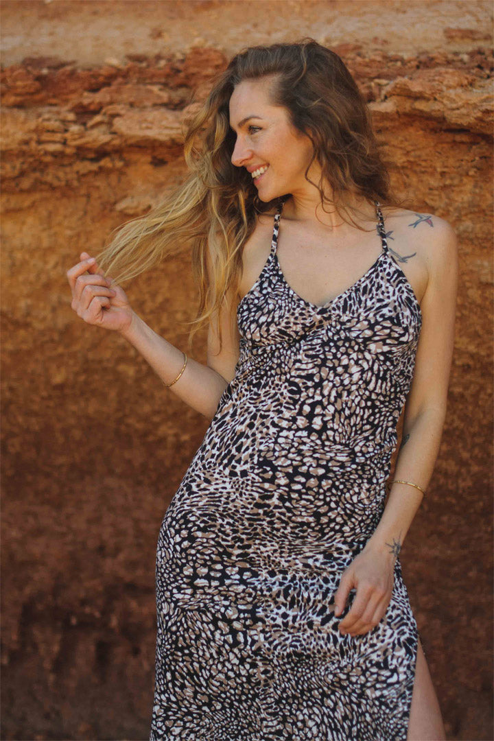 Vestido Ixchel animal print