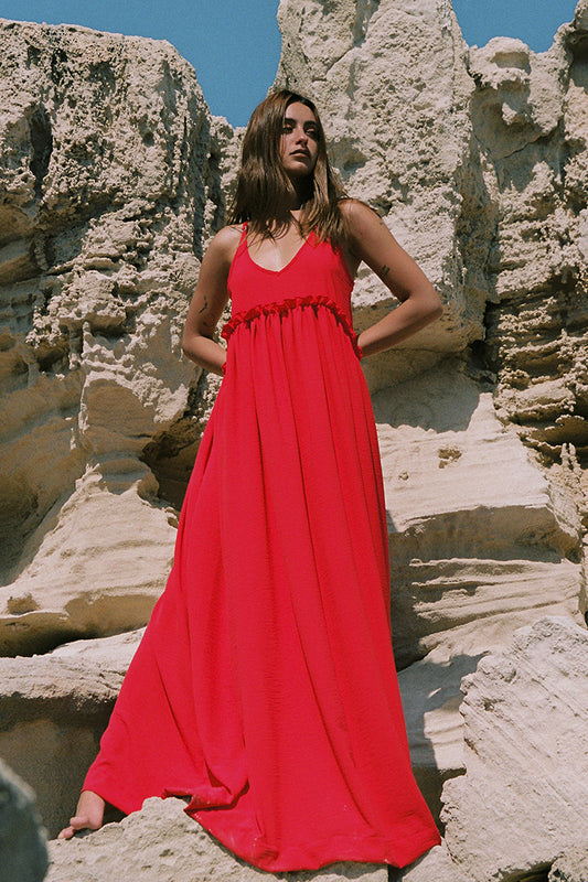 Maxi Dress Gabriella red