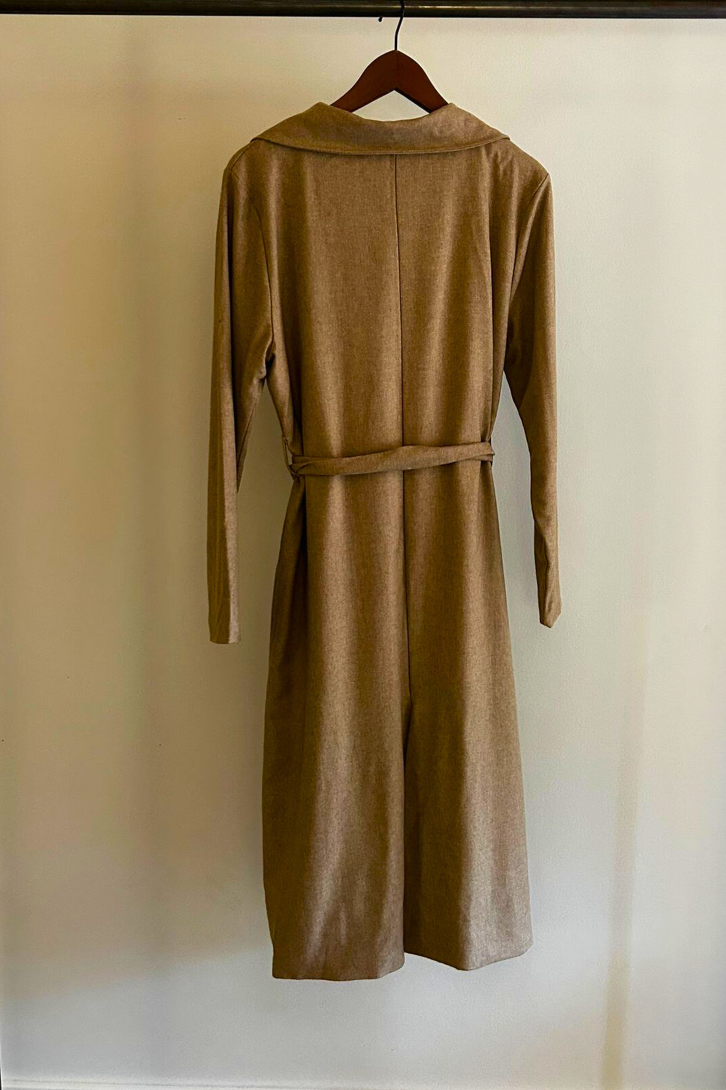 Abrigo · Beige Wool