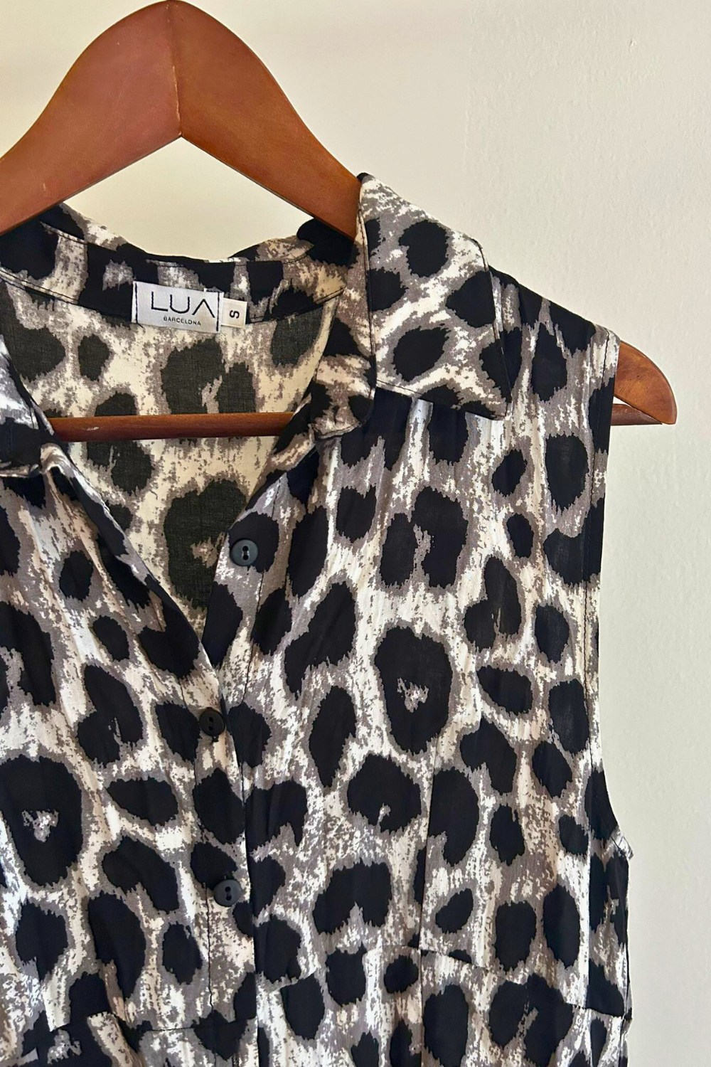 Vestido Camisero Animal Grey