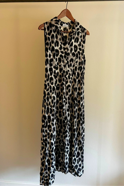 Vestido Camisero Animal Grey