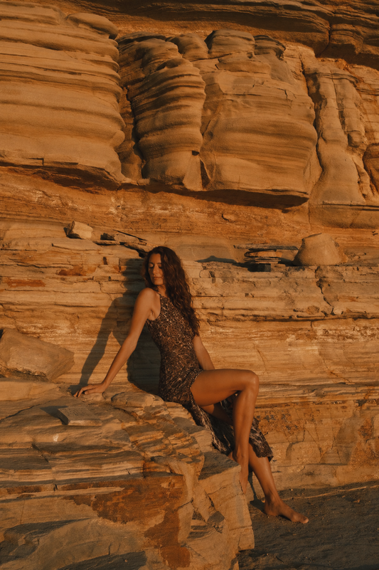 Vestido Afrodita Animal Print