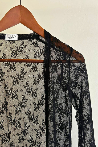 Kimono · Lace Black