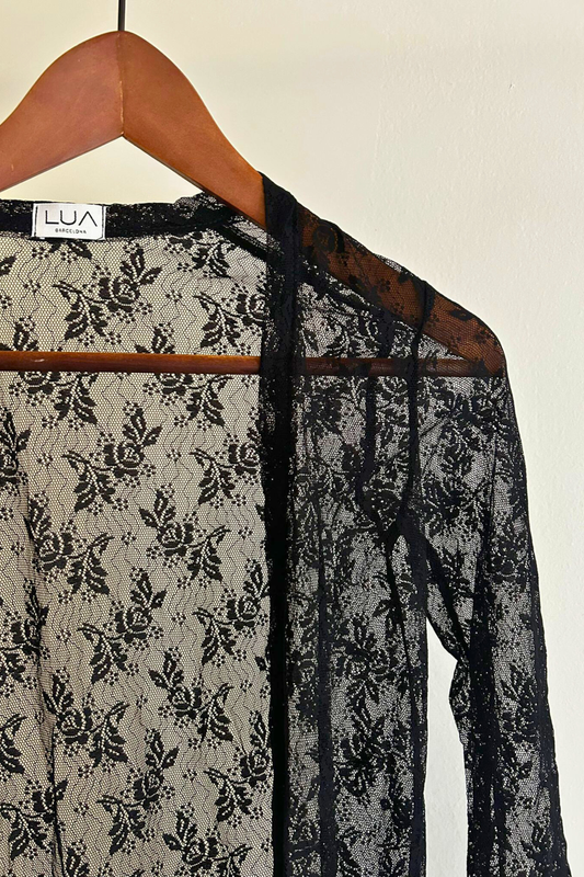 Kimono · Lace Black