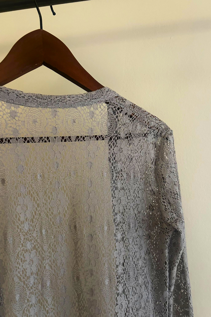 Kimono · Lace Grey