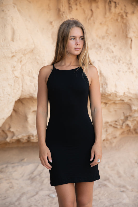 Vestido Afrodita Black Basic corto