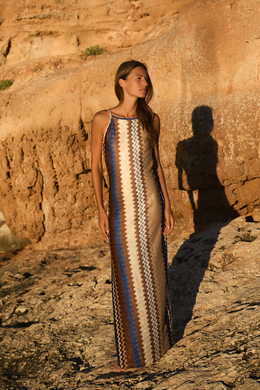 Vestido Afrodita Dreams beige
