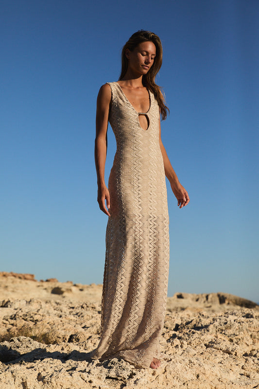 Vestido Venus Sand Beige