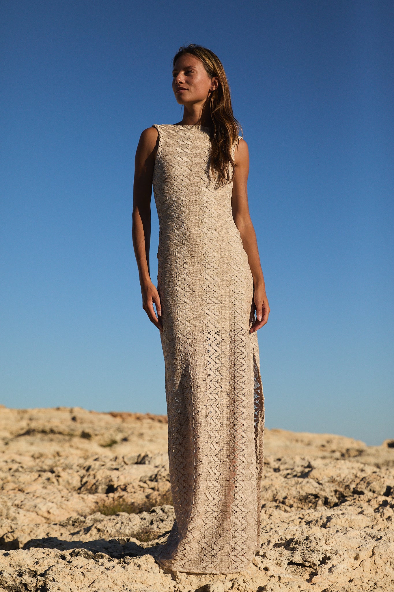 Vestido Venus Sand Beige