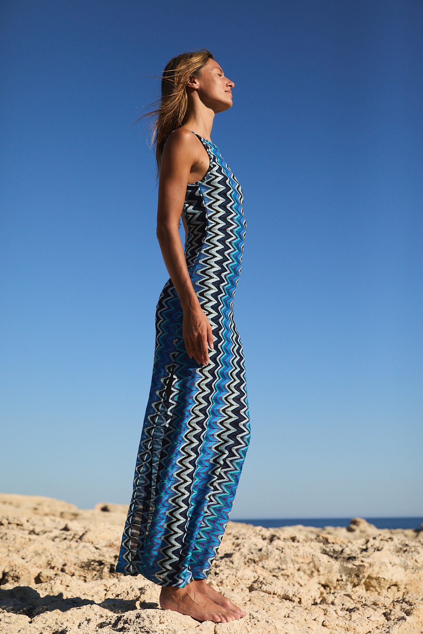 Vestido Afrodita Colours blue