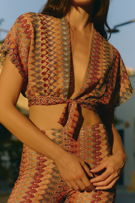 Top Aura Morocco Red