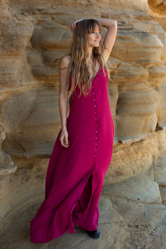 Vestido Kathryn Burgundy