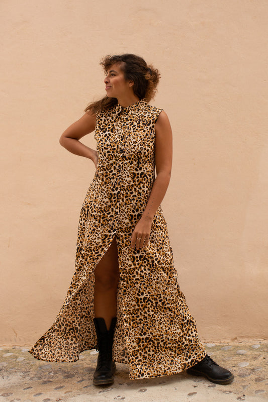 Vestido Perséfone Animal Print